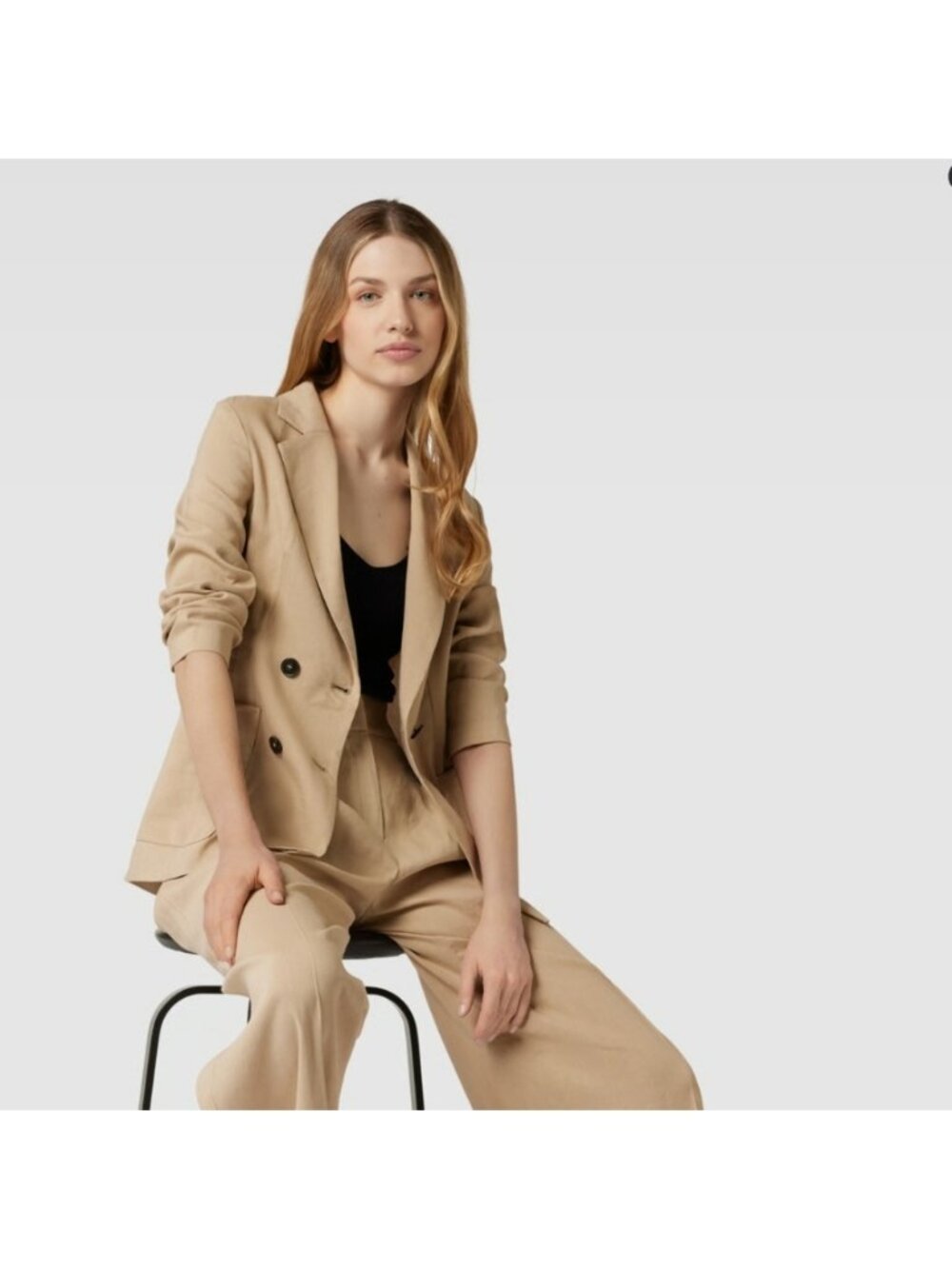 Marc Cain Tan Blazer Size 10